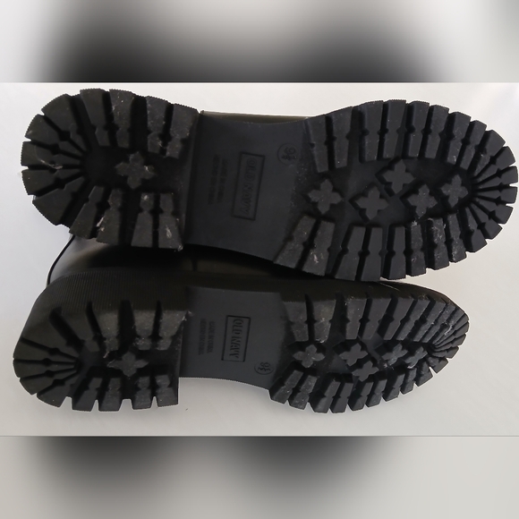Old Navy Chunky Chelsea Black Jack Booties – Size 9.5 (New With Tags) - Picture 8 of 8